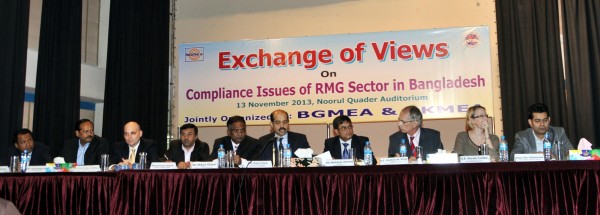 view exchange meeting on Compliance Issues of RMG Sector